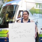New England protests the Blue Green Alliance