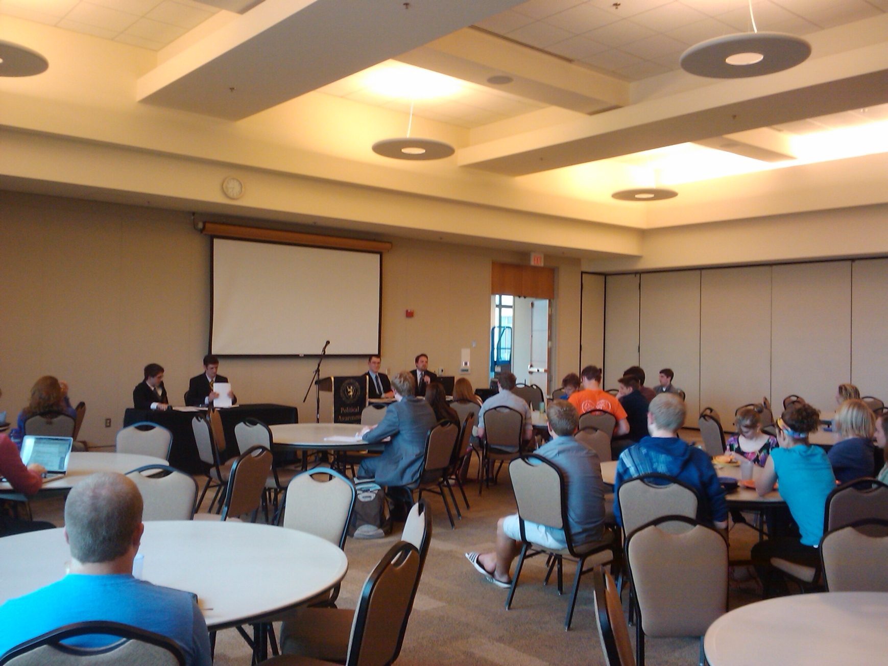 Recently Formed CFACT St. Olaf Chapter Draws Crowd