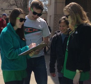 Students Sign Petition